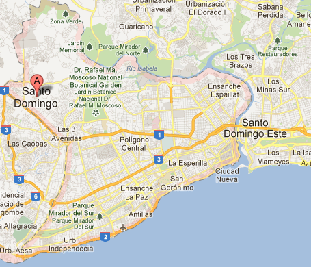 Santo Domingo Map 1